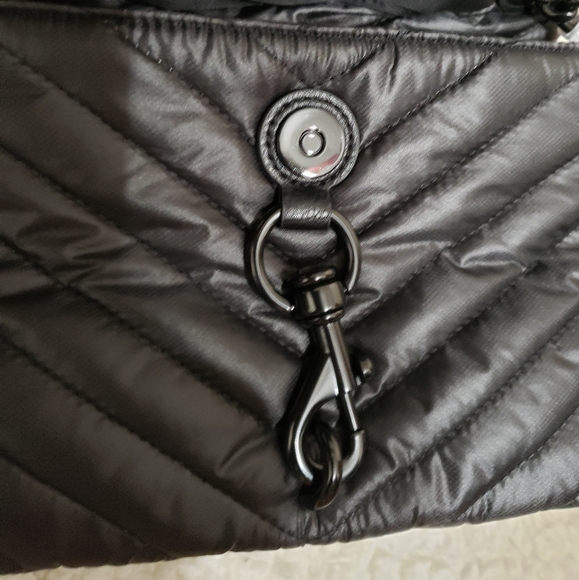 Rebecca Minkoff Edie Quilted Nylon Crossbody Bag - Picture 9 of 12